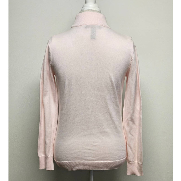 Light Pink Lauren Ralph Lauren Cotton Pullover Sweater - Picture 2 of 9